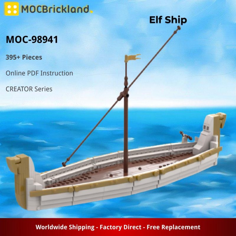 MOCBRICKLAND MOC-98941 Elf Ship
