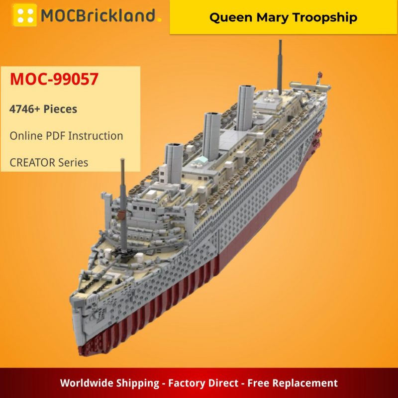 MOCBRICKLAND MOC-99057 Queen Mary Troopship