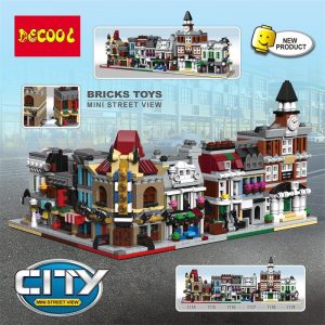 Modular Building Decool 1114 1119 Mini City 6 In 1