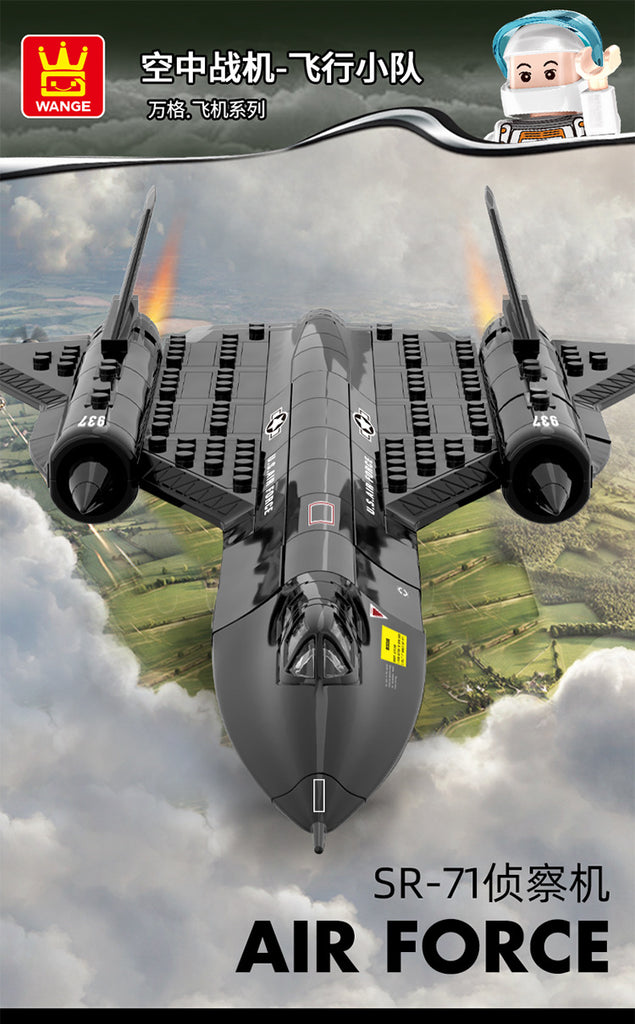 WANGE 4005 SR-71 Military Blackbird Reconnaissance Aircraft