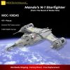 Mocbrickland Moc 100345 Mando’s N 1 Starfighter (from The Book Of Boba Fett) (1)