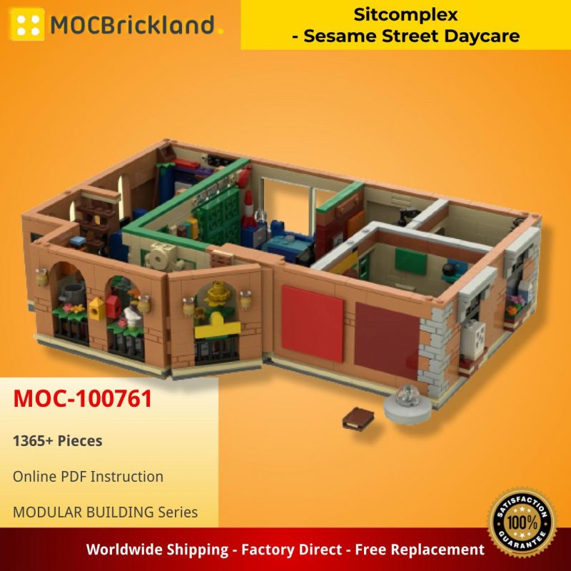 MOCBRICKLAND MOC-100761 Sitcomplex - Sesame Street Daycare