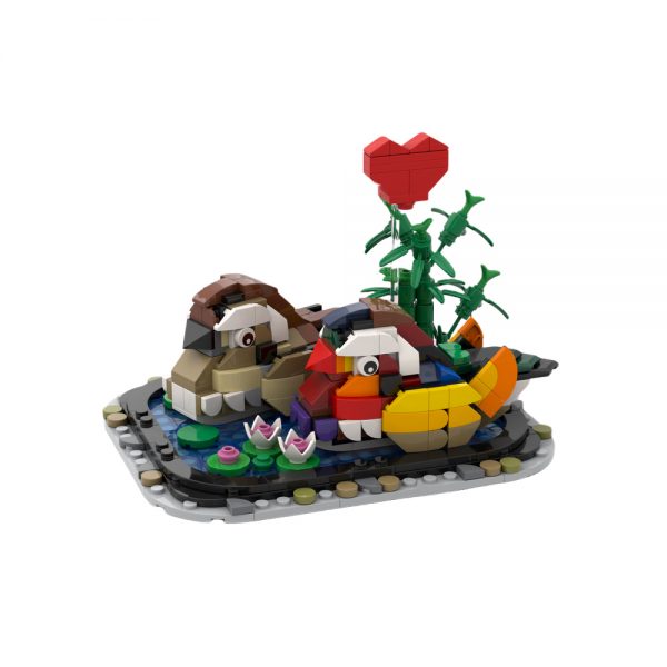 Mocbrickland Moc 100857 Yuanyang For Valentine‘s Day (2)