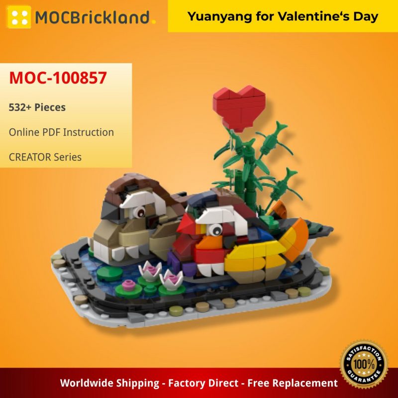 MOCBRICKLAND MOC-100857 Yuanyang for Valentine‘s Day