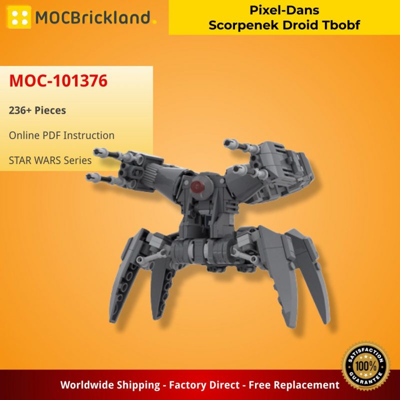MOCBRICKLAND MOC-101376 Pixel-Dans Scorpenek Droid Tbobf