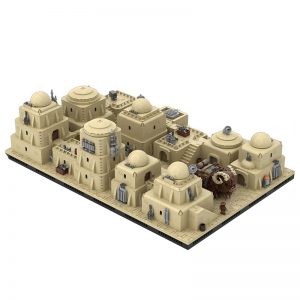 Mocbrickland Moc 102135 Tatooine Mos Eisley Modular Desert City (4)