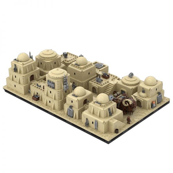 Mocbrickland Moc 102135 Tatooine Mos Eisley Modular Desert City (4)