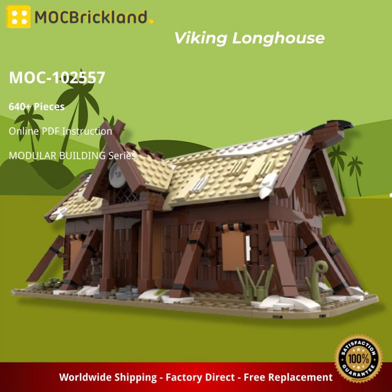 MOCBRICKLAND MOC-102557 Viking Longhouse