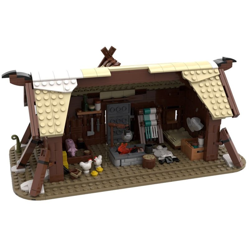 MOCBRICKLAND MOC-102557 Viking Longhouse