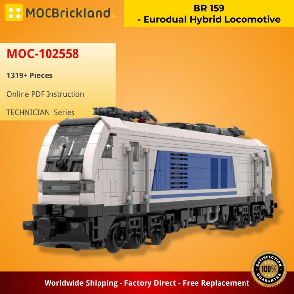 Mocbrickland Moc 102558 Br 159 Eurodual Hybrid Locomotive (2)