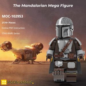 Mocbrickland Moc 102953 The Mandalorian Mega Figure (2)
