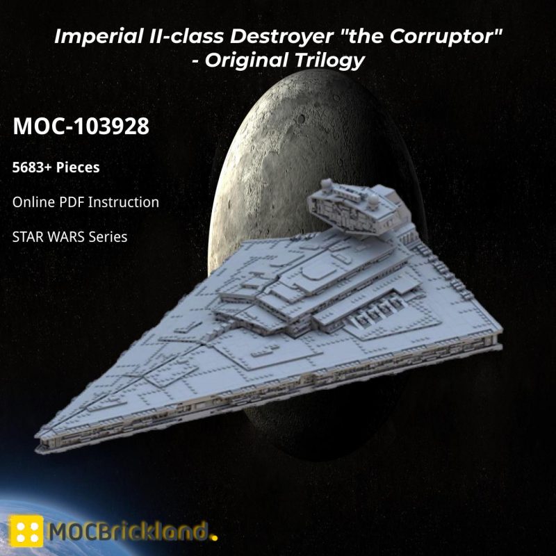 MOCBRICKLAND MOC-103928 Imperial II-class Destroyer "the Corruptor" - Original Trilogy