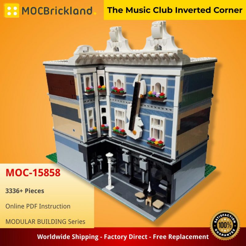 MOCBRICKLAND MOC-15858 The Music Club Inverted Corner