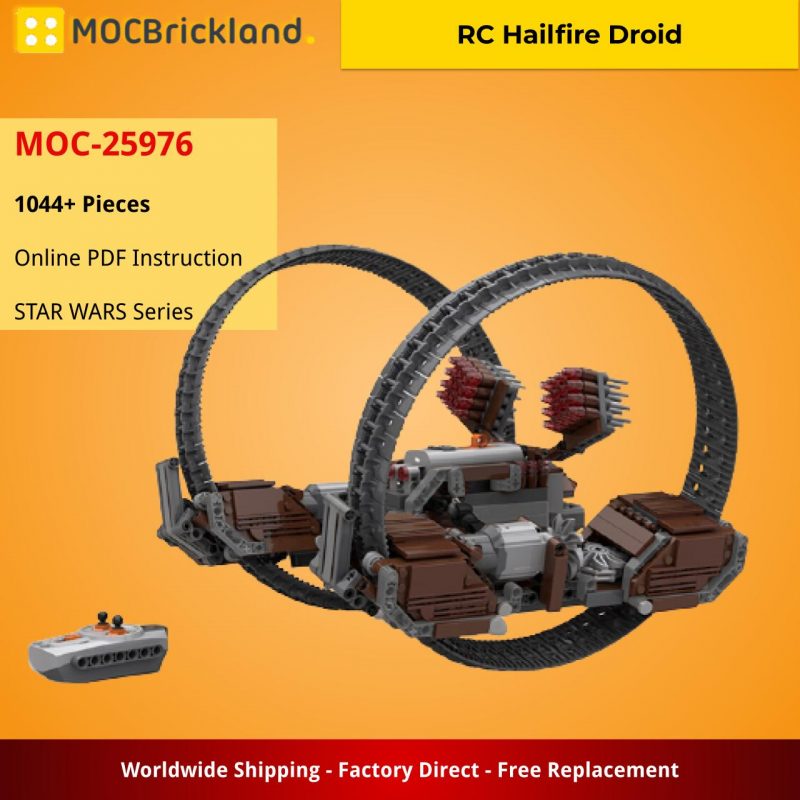 MOCBRICKLAND MOC-25976 RC Hailfire Droid