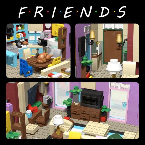 Mocbrickland Moc 29532 Friends The Television Series Monica's Apartme (4)