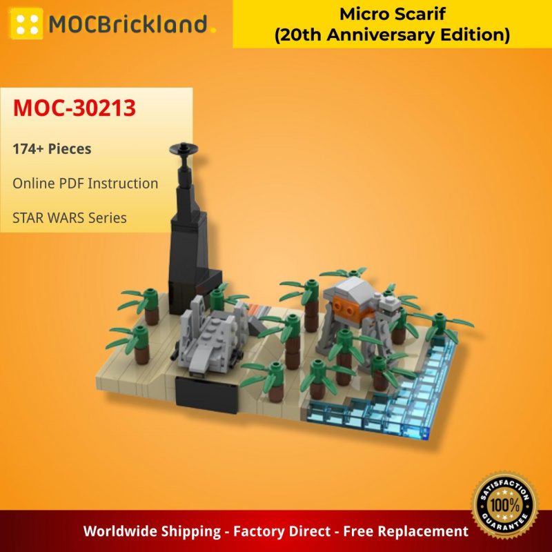 MOCBRICKLAND MOC-30213 Micro Scarif (20th Anniversary Edition)