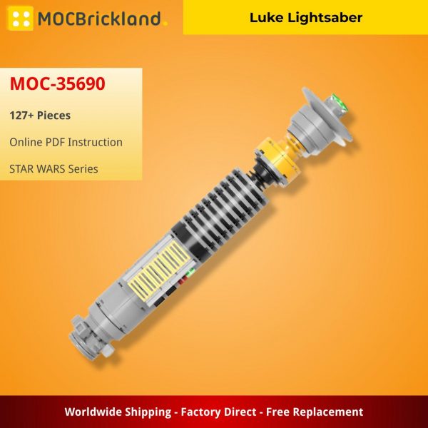 Mocbrickland Moc 35690 Luke Lightsaber (2)