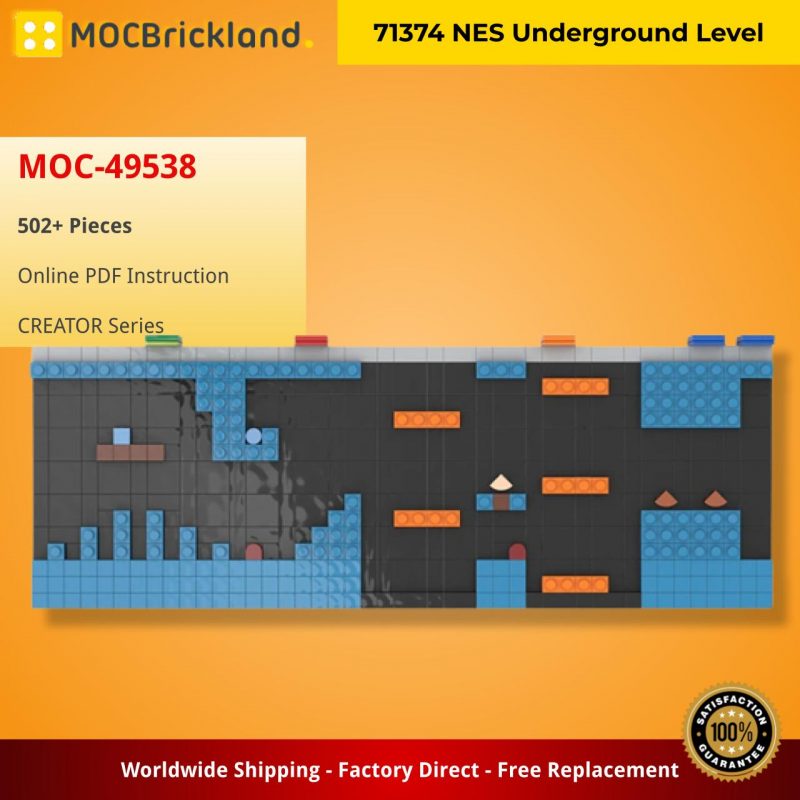 MOCBRICKLAND MOC-49538 71374 NES Underground Level