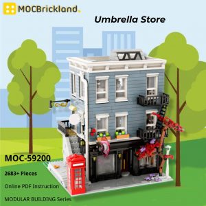 Mocbrickland Moc 59200 Umbrella Store (2)