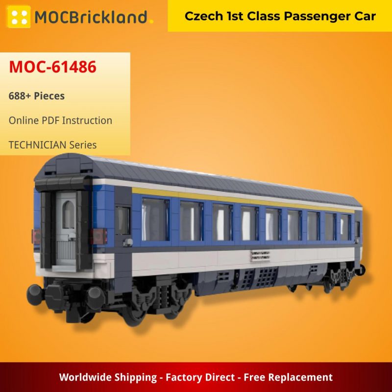 MOCBRICKLAND MOC-61486 Czech 1st Class Passenger Car