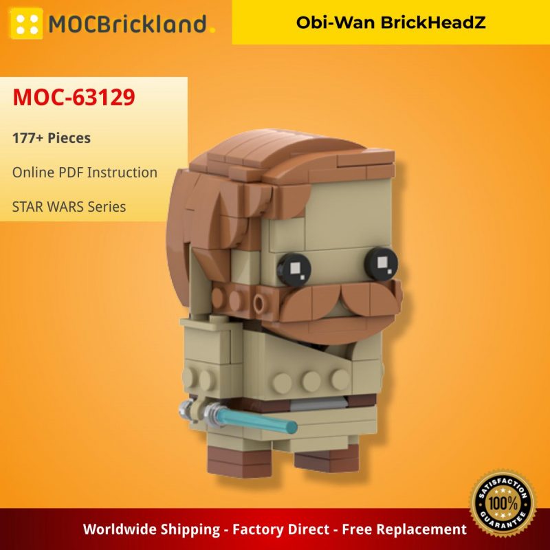 MOCBRICKLAND MOC-63129 Obi-Wan BrickHeadZ
