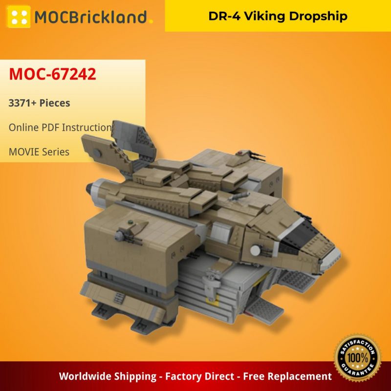 MOCBRICKLAND MOC-67242 DR-4 Viking Dropship