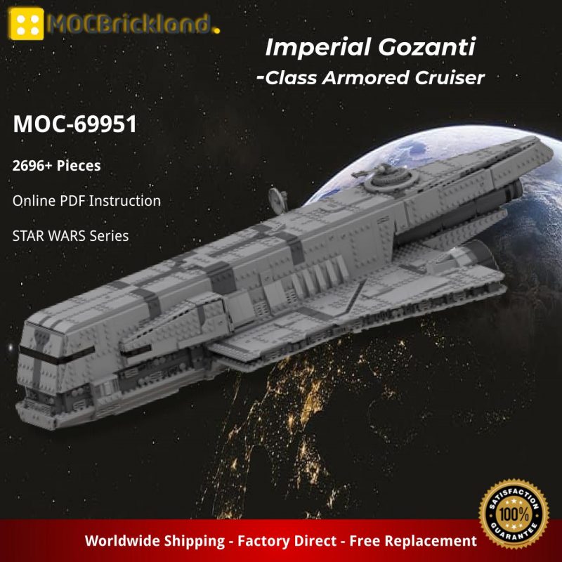 MOCBRICKLAND MOC-69951 Imperial Gozanti-Class Armored Cruiser
