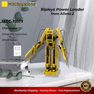 Mocbrickland Moc 70579 Ripleys Power Loader From Aliens 2 (3)