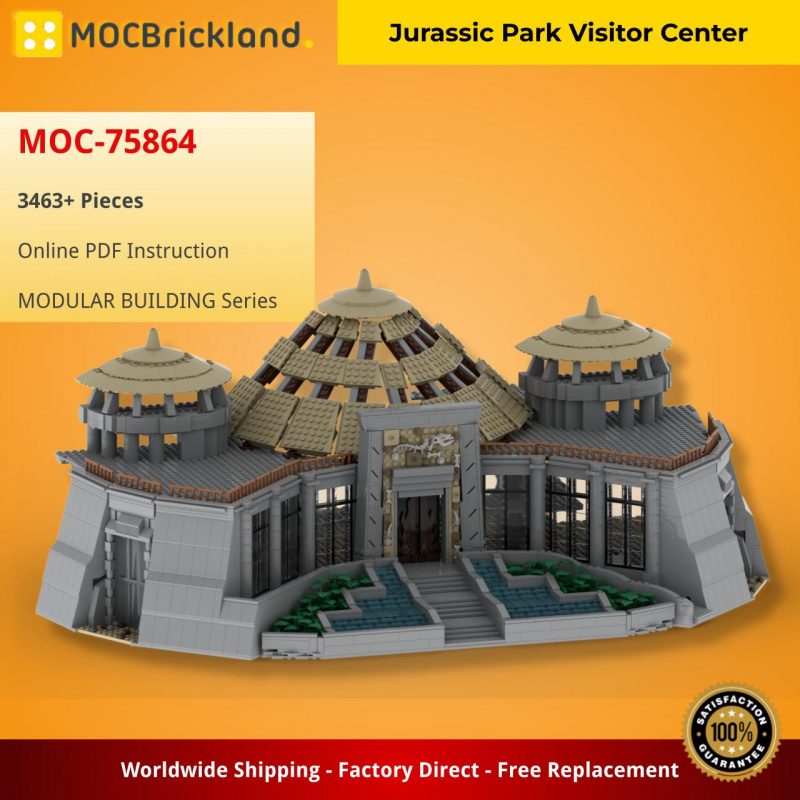 MOCBRICKLAND MOC-75864 Jurassic Park Visitor Center