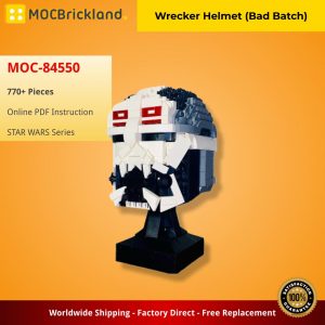 Mocbrickland Moc 84550 Wrecker Helmet (bad Batch) (4)