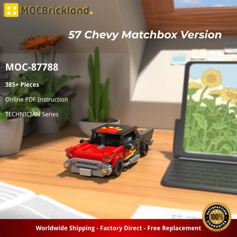 MOCBRICKLAND MOC-87788 57 Chevy Matchbox Version