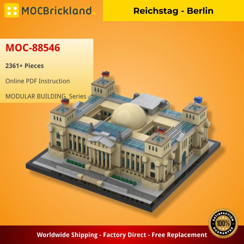MOCBRICKLAND MOC-88546 Reichstag - Berlin