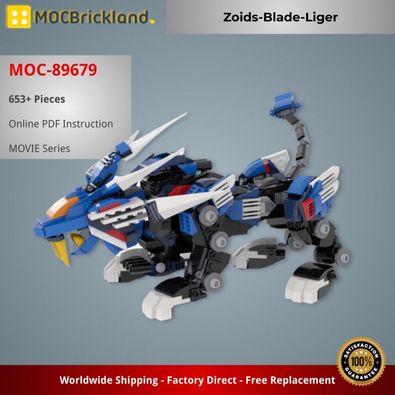 MOCBRICKLAND MOC-89679 Zoids-Blade-Liger