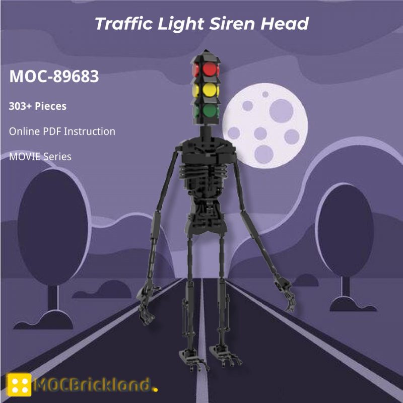 MOCBRICKLAND MOC-89683 Traffic Light Siren Head
