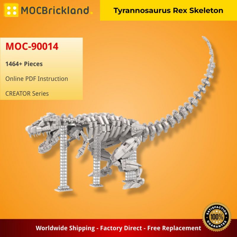 MOCBRICKLAND MOC-90014 Tyrannosaurus Rex Skeleton