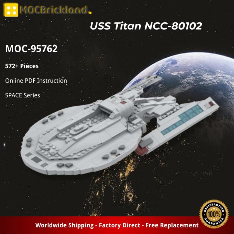 MOCBRICKLAND MOC-95762 USS Titan NCC-80102