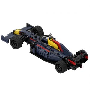 Mocbrickland Moc 95932 Red Bull Racing Honda F1 Rb16b (8386 Base) 110 Scale (6)