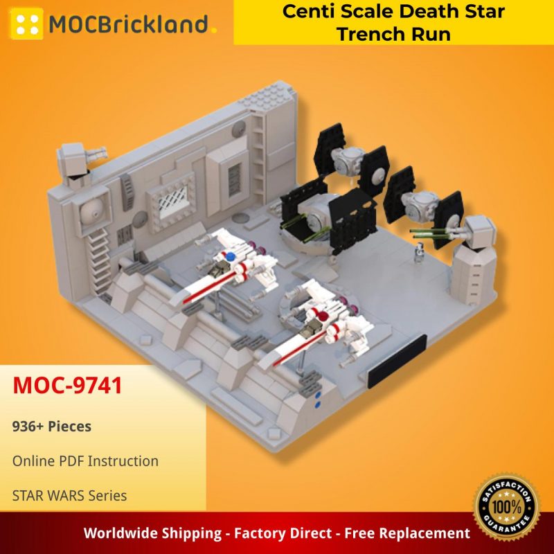 MOCBRICKLAND MOC-9741 Centi Scale Death Star Trench Run