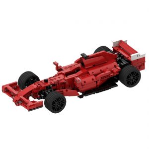 Mocbrickland Moc 97461 Ferrari F2007 (8386 Base) 110 Scale (2)