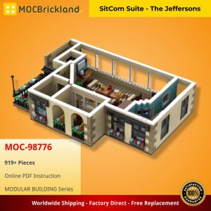 Mocbrickland Moc 98776 Sitcom Suite The Jeffersons (2)