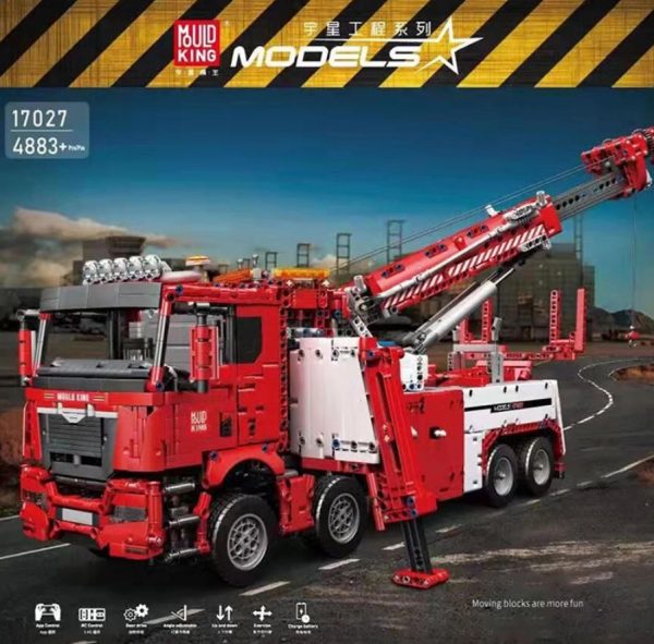 Mould King 17027 Red Fire Rescue Vehicle (1)