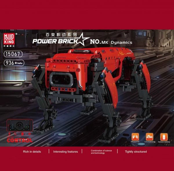 Mould King 15067 Mk Dynamics Red Robot (1)