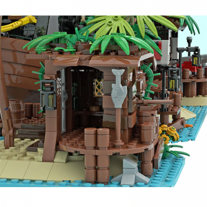 MOCBRICKLAND MOC-71229 Pirate Shed Barracuda Bay Extension