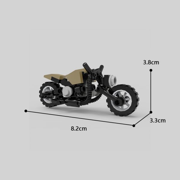 Mocbrickland Moc 103498 Minifigure Scale Motorcycle (10)