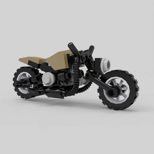 Mocbrickland Moc 103498 Minifigure Scale Motorcycle (11)