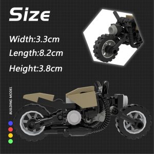 Mocbrickland Moc 103498 Minifigure Scale Motorcycle (4)