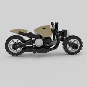 Mocbrickland Moc 103498 Minifigure Scale Motorcycle (7)