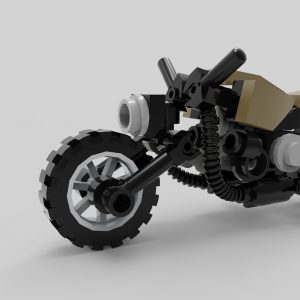 Mocbrickland Moc 103498 Minifigure Scale Motorcycle (8)