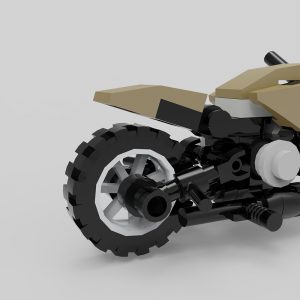Mocbrickland Moc 103498 Minifigure Scale Motorcycle (9)