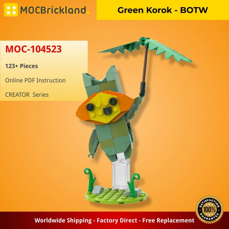 MOCBRICKLAND MOC-104523 Green Korok - BOTW